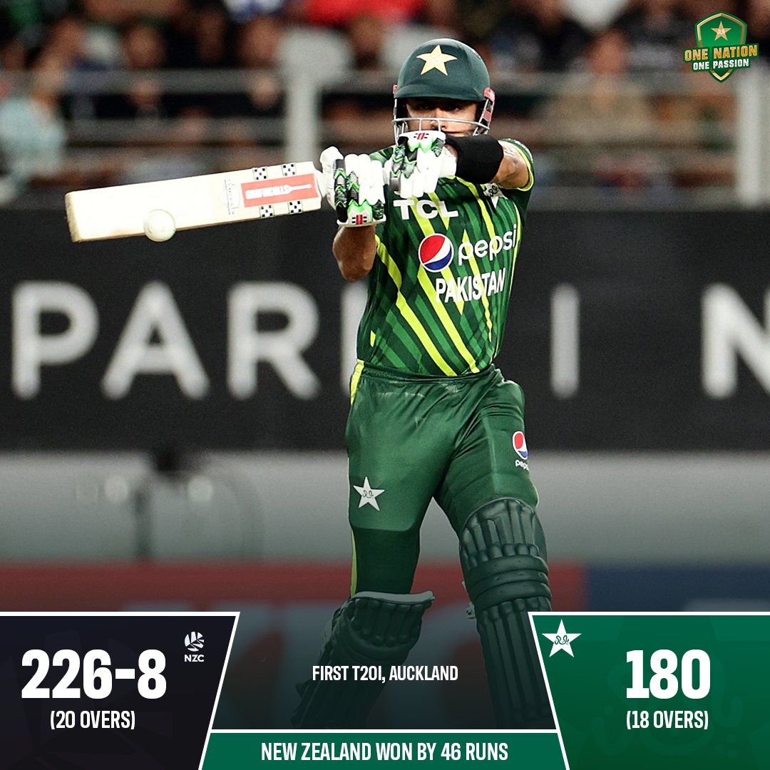 PAK vs NZ 1st T20I